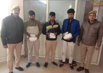 पुलिस ने तीन गांजा तस्करों को किया गिरफ्तार, कब्जे से भारी मात्रा में गांजा बरामद