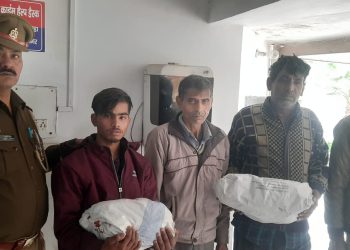 फैक्ट्री में चोरी करने वाले 3 चोरों को पुलिस ने किया गिरफ्तार, चोरी का माल भी बरामद