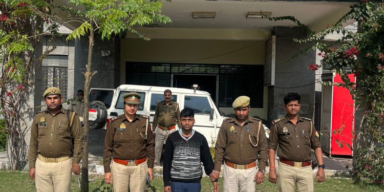 मासूम बच्चे का अपहरण कर 30 लाख की फिरौती मांगने वाले 25000 के इनामी बदमाश को पुलिस ने भेजा जेल