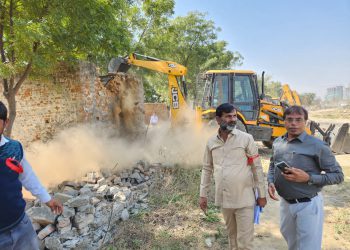 प्राधिकरण ने 72 करोड़ की जमीन से हटाया अतिक्रमण,पतवाड़ी की 26350 वर्ग मीटर जमीन कराई मुक्त