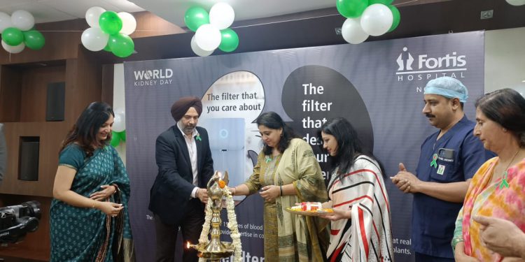 नोएडा – फोर्टिस हॉस्पिटल ने किडनी स्वास्थ्य के बारे में संकल्प सेलिब्रेशन ऑफ लाइफ का हुआ आयोजन