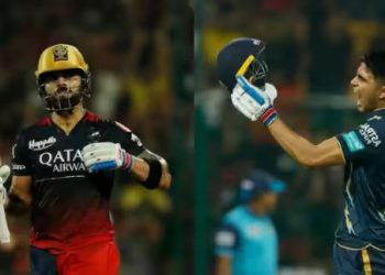 कोहली के शतक पर भारी पड़ा गिल का सैकड़ा, आरसीबी बाहर, मुंबई इंडियंस प्लेऑफ में