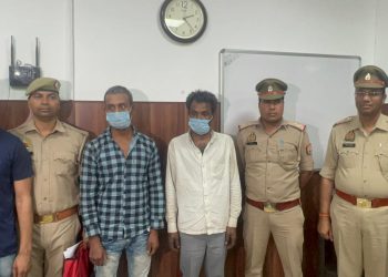 हथियार के बल पर लूट करने वाले दो शातिर आरोपियों को पुलिस ने किया गिरफ्तार