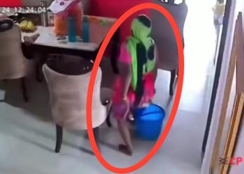 पेशाब से फ्लैट में पोछा लगाने वाली घरेलू सहायिका को पुलिस ने भेजा जेल