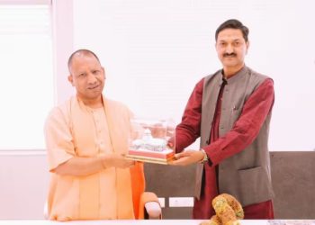 सीएम योगी से BKTS के अध्यक्ष ने की मुलाकात, ब्रदीनाथ और केदारनाथ में दर्शन के लिए दिया न्योता