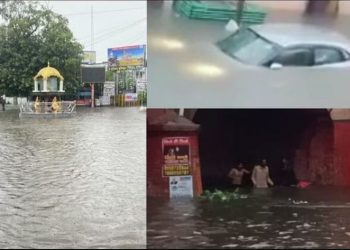 मानसून की पहली बारिश में ही हरिद्वार का हुआ बुरा हाल, दरिया बनीं सड़कें, कई वाहन डूबे, तस्वीरें