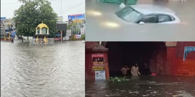 मानसून की पहली बारिश में ही हरिद्वार का हुआ बुरा हाल, दरिया बनीं सड़कें, कई वाहन डूबे, तस्वीरें