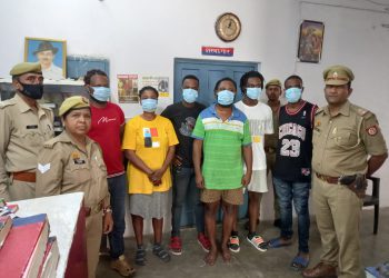 अवैध रूप से रह रहे 9 विदेशी नागरिकों को पुलिस ने किया गिरफ्तार