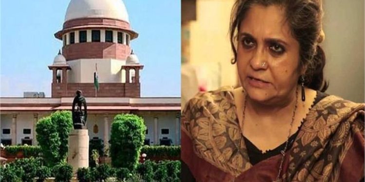 सुप्रीम कोर्ट से तीस्ता सीतलवाड़ को मिली राहत, अंतरिम सुरक्षा की अवधि बढ़ाई गई