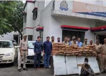 गौतमबुद्ध नगर जिले से करीब साढ़े तीन क्विंटल गांजा जब्त, एक व्यक्ति गिरफ्तार
