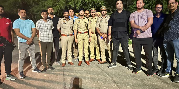 सुंदर भाटी गैंग के तीन बदमाशों से पुलिस की हुई मुठभेड़