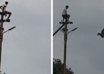 Kanpur में मौत का स्टंट, भैरव घाट में खंभे पर खड़े होकर गंगा में लगाई छलांग, तमाशबीन लोग खड़े होकर देखते रहे