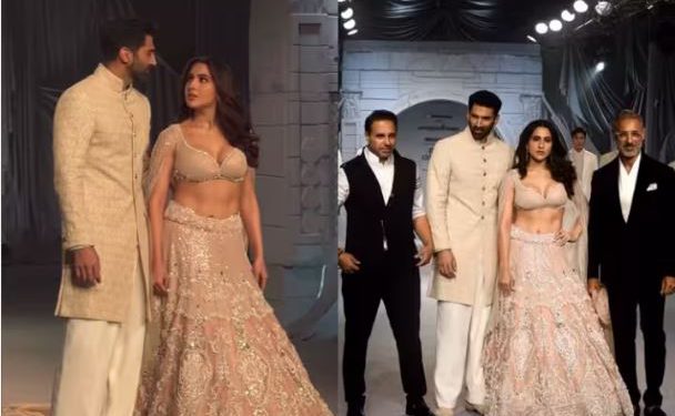 Sara Ali Khan और Aditya Roy Kapur को रैंप वॉक करता देख ख़ुशी से झूम उठे फैंस, कहा- ‘ये जोड़ी हॉट है’