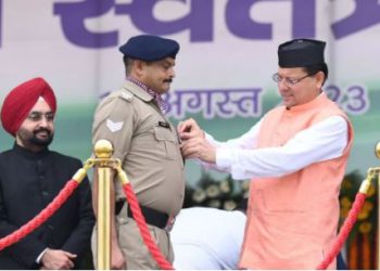 मुख्यमंत्री सराहनीय सेवा पदक से नवाजे गए पुलिसकर्मी