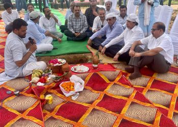 अपेरल पार्क की फैक्ट्री भूखंडो का सीईओ ने किया शिलान्यास,