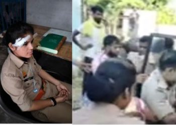 आगरा में पुलिस टीम पर हमला: दबंगों ने लाठी-डंडों व पत्थरों से किए वार, एसओ सहित महिला पुलिसकर्मी घायल