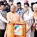 सीएम योगी ने अमेठी में  900 करोड़ की लागत से बने एसएलएमजी बेवरेजेज प्लांट का किया उद्घाटन