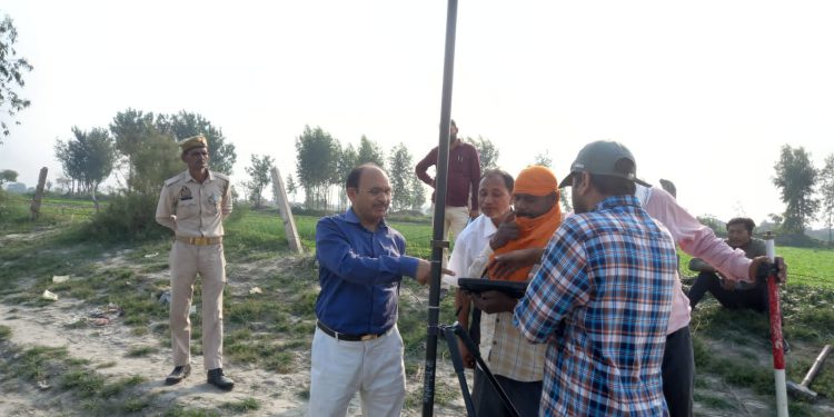 यूपी और हरियाणा की अंतरराज्यीय सीमा निर्धारण का काम हुआ सुरु , करोड़ो रूपये होंगे खर्च