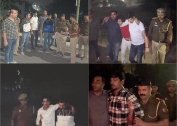 चेन स्नेचिंग करने वाले बदमाशो से पुलिस हुई मुठभेड़, गोली लगने से हुए घायल