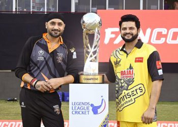 सुरेश रैना पर भारी पड़े हरभजन सिंह, मणिपाल ने 5 विकेट से जीता LLC 2023 का खिताब