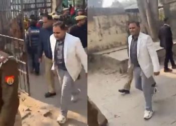 प्रधानमंत्री पर अभद्र टिप्पणी करने वाले भाकियू नेता हसीब गिरफ्तार, पुलिस फोर्स लेकर पहुंचे कोतवाली प्रभारी