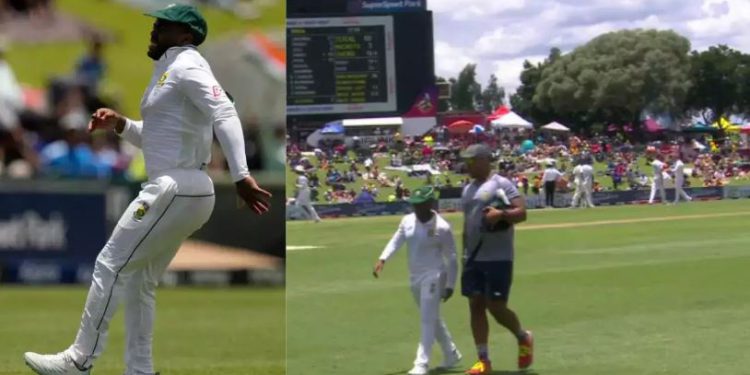 बॉक्सिंग-डे टेस्ट में बढ़ी SA की मुश्किलें, फील्डिंग करते हुए चोटिल हुए Temba Bavuma, लंगड़ाते हुए गए मैदान से बाहर