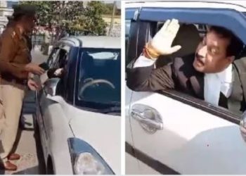 ‘सीनियर-जूनियर के बीच फर्क नहीं पता, चांटा मार दूंगा…’, लखनऊ में वकील ने पुलिसकर्मी से की बदसलूकी