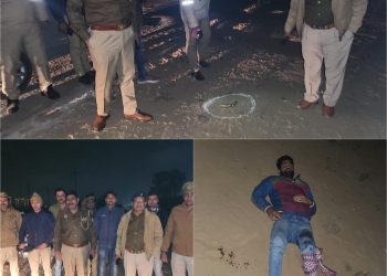 स्कूटी सवार बदमाश से बिसरख पुलिस की हुई मुठभेड़