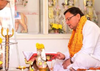 श्री रामचरितमानस का पाठ, गौ माता की सेवा; प्राण प्रतिष्ठा के शुभ अवसर सीएम धामी ने ऐसे की दिन की शुरुआत