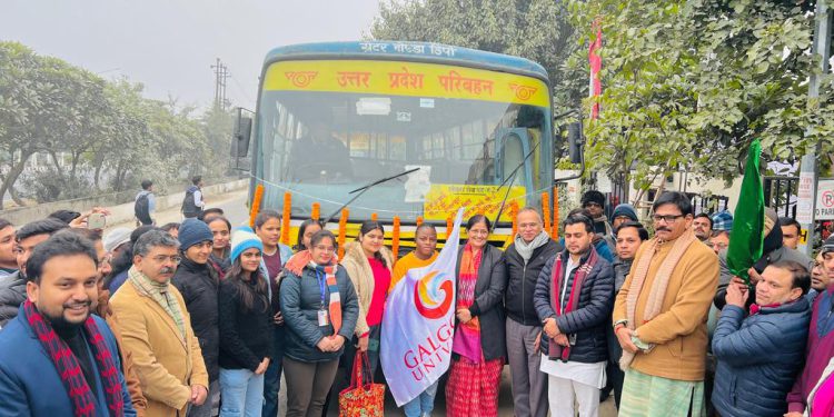 यमुना प्राधिकरण ने जेवर से नोएडा के लिए दो रूटों पर बस सेवा की शुरू, लाखों लोगों को मिलेगा लाभ