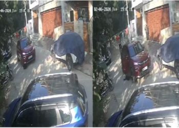 Delhi Crime: कार चालक ने ढाई साल के बच्चे को कुचला, CCTV में कैद पूरी घटना