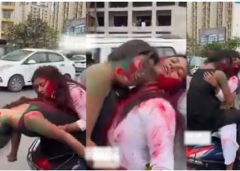 चलती स्कूटी पर अश्लीलता की हदें पार, पुलिस ने इस तरह सिखाया सबक, अकल लगी ठिकाने