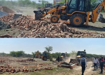 100 करोड़ की जमीन को ग्रेनो प्राधिकरण ने अतिक्रमण से कराया मुक्त