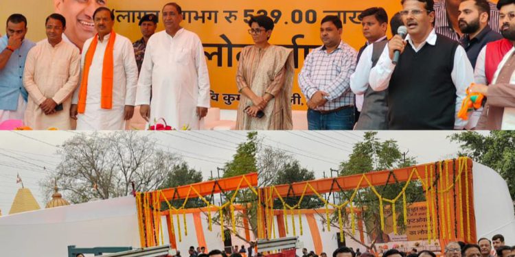 ग्रेनो वेस्ट के निवासियों को पहले एफओबी की सौगात, एक मूर्ति गोलचक्कर पर 5.39 करोड़ की लागत से हुआ तैयार