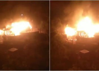 चंपावत में बड़ा हादसा: 14 मकान और तीन जानवर जले, दो घरों में सो रहे थे चार लोग; 4 सिलिंडर फटने से बढ़ी आग