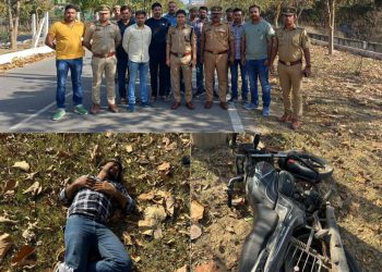 ग्रेनो वेस्ट में शराब ठेके के सेल्समैन की गोली मारकर हत्या करने का आरोपी पुलिस मुठभेड़ में घायल