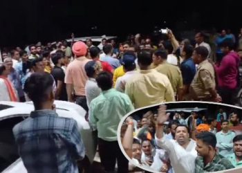 कानपुर: पोलिंग बूथ में BJP-कांग्रेस कार्यकर्ताओं के बीच पत्थरबाजी, कई घायल