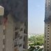 नोएडा की लोटस बुलेवर्ड सोसाइटी में AC फटने से लगी आग, फ्लैट से उठता रहा काले धुएं का गुबार