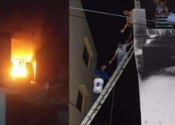 गाजियाबाद में एक घर में लगी भीषण आग, 5 लोग जिंदा जले, दो घायल