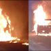 UP: मुरादनगर से हरिद्वार जा रही कार में भीषण आग, एक बच्चे समेत 4 लोग जिंदा जले