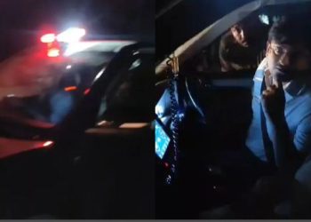 मैं नायब तहसीलदार हूं… प्राइवेट कार में लाल-नीली बत्ती लगाकर घूम रहे थे अफसर, पुलिस ने चालान काट दिया