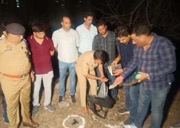 कलेक्शन एजेंट से 9 लाख रुपये की लूट का पुलिस ने खुलासा करते हुए की लूट की रकम बरामद