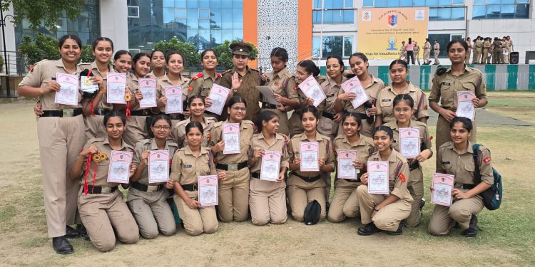 शारदा विश्वविद्यालय के कैडेट्स  ने 19 स्वर्ण और 3 रजत पदक जीते