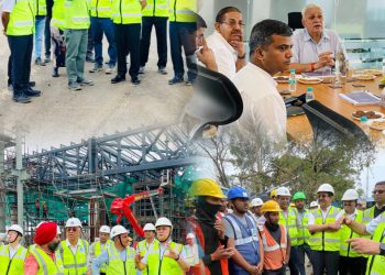 नोएडा इंटरनेशनल एयरपोर्ट का मुख्य सचिव ने किया निरीक्षण, निर्माण कार्य जल्द पूरा करने के लिए निर्देश