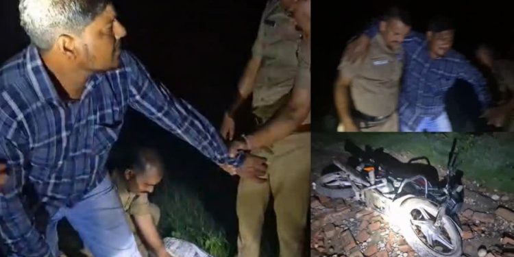 पुलिस और बदमाशों के बीच मुठभेड़, हथियार सप्लायर के पैर में लगी गोली, कई शहरों में मुकदमे हैं दर्ज