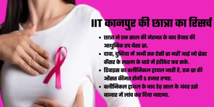 कानपुर IIT ने बनाया स्मार्ट ब्रा, पहनते ही बता देगा ब्रेस्ट कैंसर के लक्षण, जानें इसकी और खूबियां