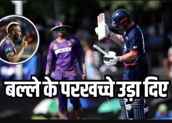 Andre Russell की गेंद पर ‘दो टुकड़ों’ में टूटा ट्रेविस हेड का बल्ला, फिर देखने लायक आया बल्लेबाज का रिएक्शन!