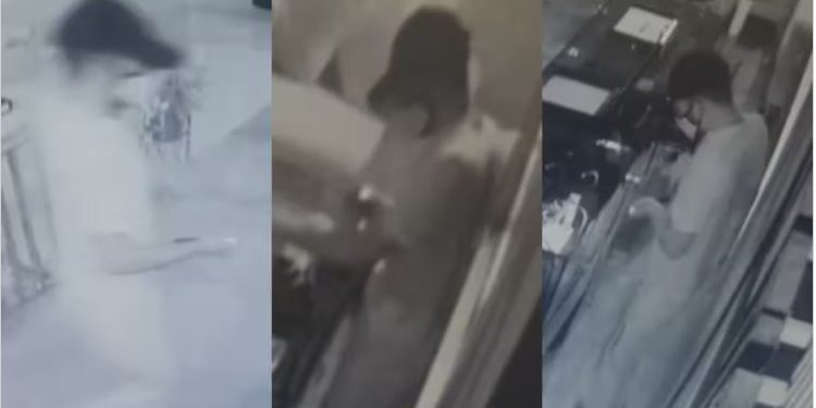 इंदिरापुरम में घड़ी के शोरूम की शटर तोड़कर घुसे चोर, 3 करोड़ का माल उड़ाया