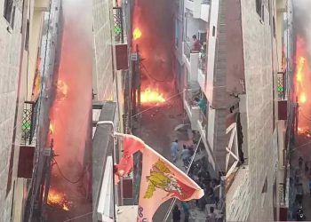 नोएडा में PG में भीषण अग्निकांड, लोगों में मची चीख पुकार