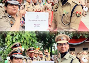 नोएडा पुलिस कमिश्नरेट में दो डीसीपी को मिला गोल्ड मेडल, पीआरवी में शामिल हुए नए 32 वाहन